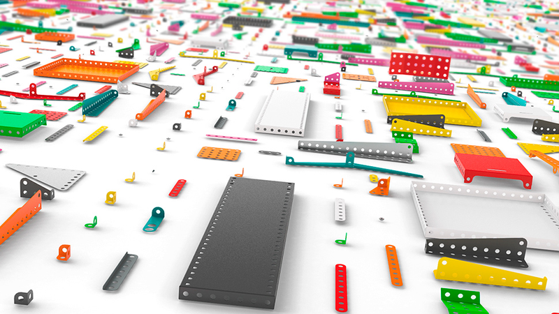 Illustration for article titled Giant Meccano Home Pieces Let You Build Whatever Furniture You Need